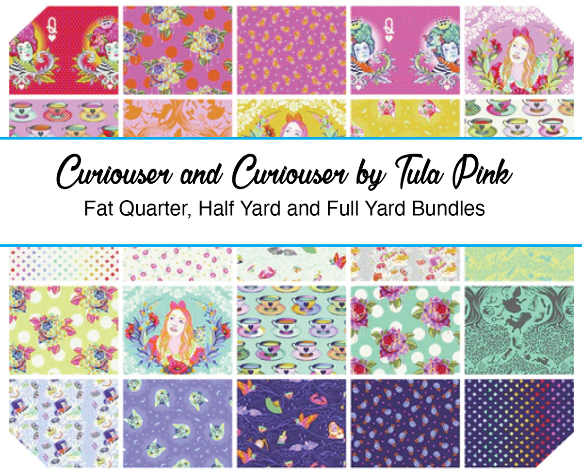 Tula Pink Goldfish FAT QUARTER Bundle- True Colors Goldfish By Free Spirit Fabrics - 16 Fabrics 2024 Total