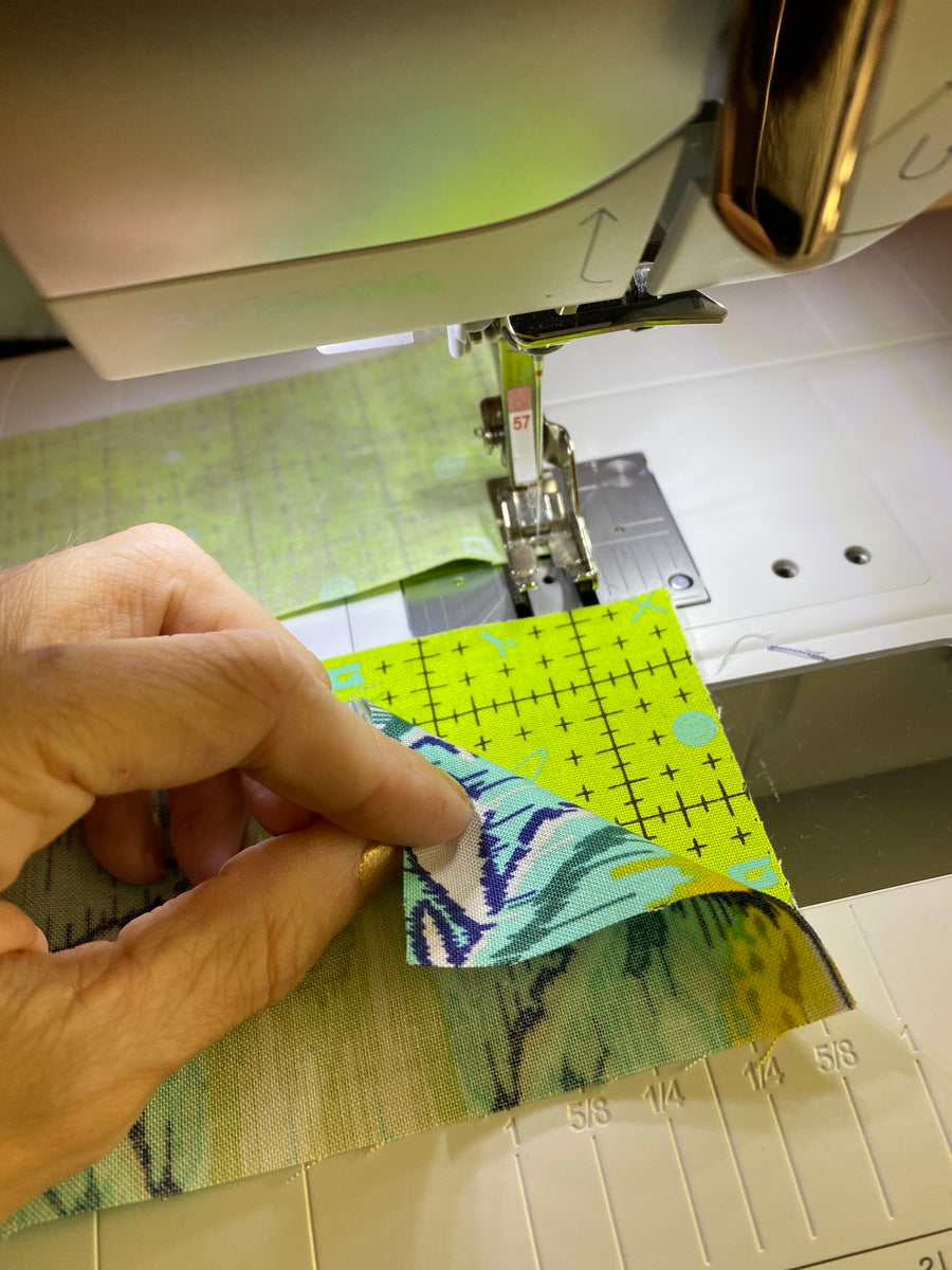 KIS Quilt Week 2 Jelly Roll Race Segments! The Trendy Little Geek