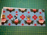 Flannel Buck Buck Goose in Blue Spruce from Holiday Homies Flannel by Tula Pink for Freespirit Fabrics