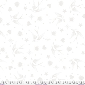 108 inch Wide Quilt Backing Fairy FLAKES XL SNOWFALL by Tula Pink -Shipping May 2023