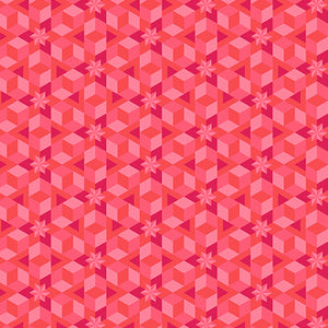 Starfish in Coral from Diving Board by Alison Glass for Andover Fabrics