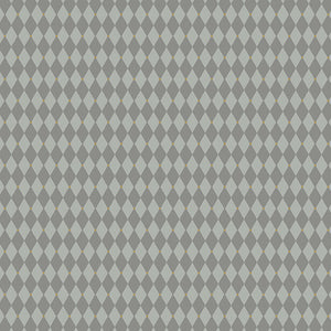 Harlequin in Smoke Metallic from Greatest Hits Vol 1 by Libs Elliott for Andover Fabrics