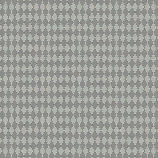 Harlequin in Smoke Metallic from Greatest Hits Vol 1 by Libs Elliott for Andover Fabrics