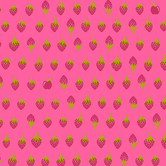 Apples in Sharp from Road Trip by Alison Glass for Andover Fabrics