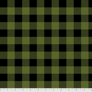 Flannel Check Yo'self in Pine Fresh from Holiday Homies Flannel by Tula Pink for Freespirit Fabrics