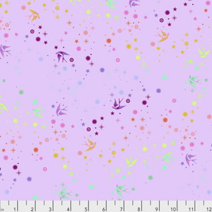 Fairy Dust in Lavender from True Colors by Tula Pink for Freespirit Fabrics