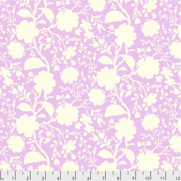 Wildflower in Peony from True Colors by Tula Pink for Freespirit Fabrics