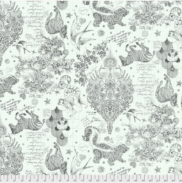 3yds 108in Wideback, Sketchyer in Paper from Linework by Tula Pink for Freespirit Fabrics