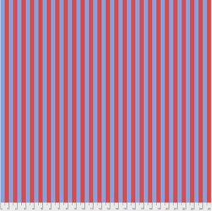 Tent Stripe in Lupine from Pom Poms and Stripes by Tula Pink for Freespirit Fabrics
