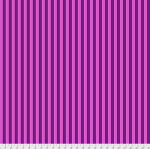 Tent Stripe in Foxglove from Pom Poms and Stripes by Tula Pink for Freespirit Fabrics