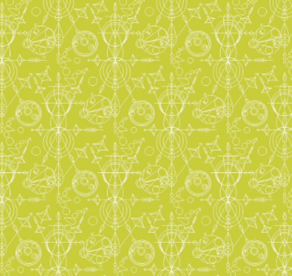 Mercury in Green from Sun Print 2015 by Alison Glass for Andover Fabrics