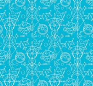 Mercury in Teal from Sun Print 2015 by Alison Glass for Andover Fabrics