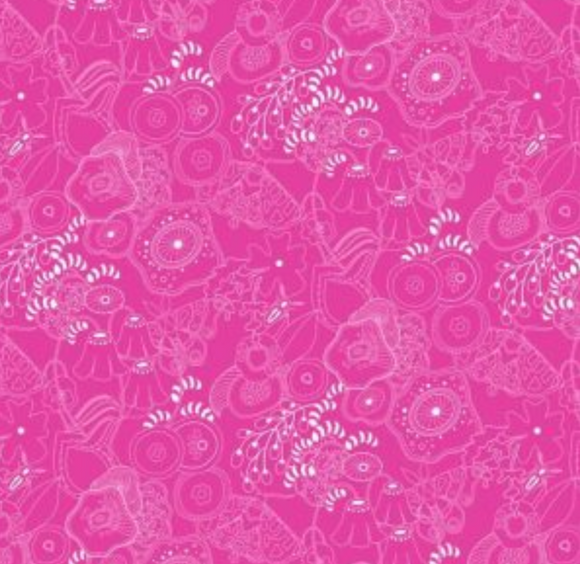 Grow in Electric from Sun Print 2016 by Alison Glass for Andover Fabrics