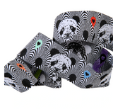 Panda Lovers - 1 1/2in Jacquard Ribbon, from Linework by Tula Pink for Renaissance Ribbons