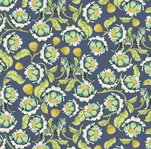 Lotus in Midnight from Eden by Tula Pink for Freespirit Fabrics